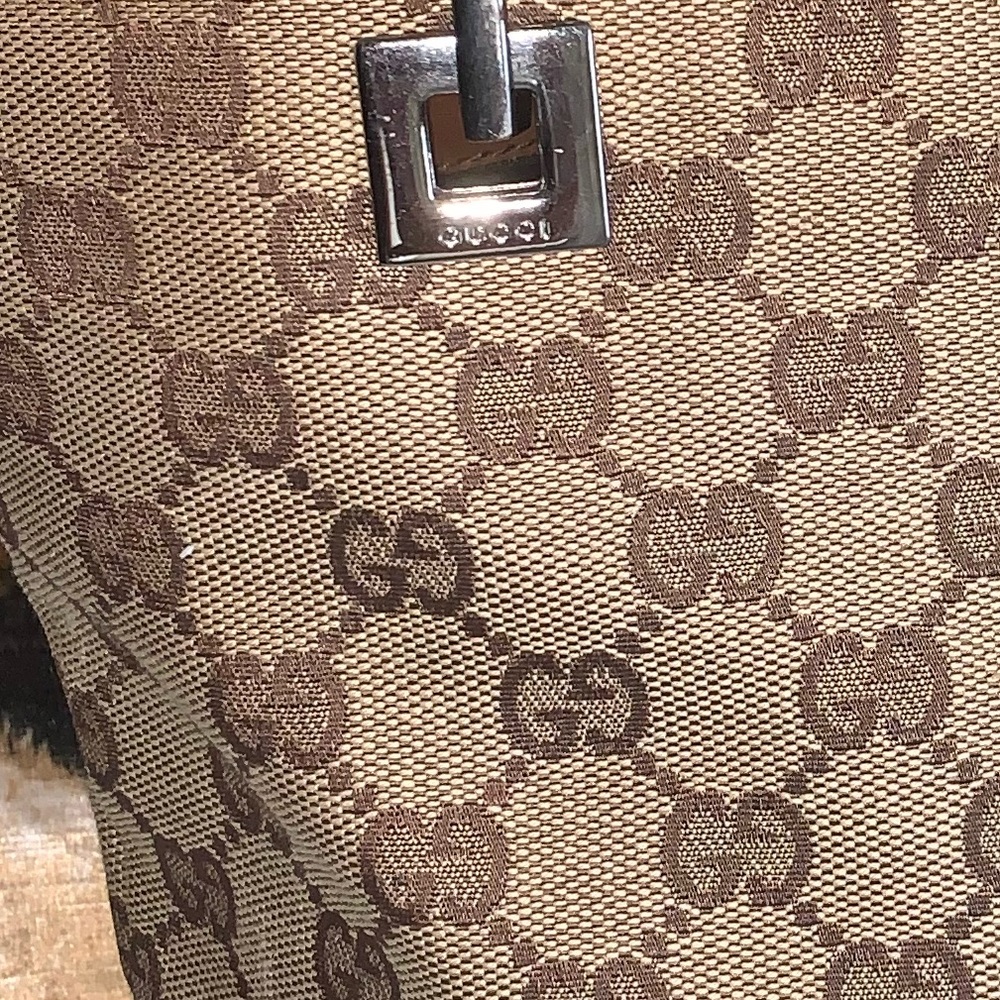 Gucci Beige and Brown GG Tote - Picture 9 of 16